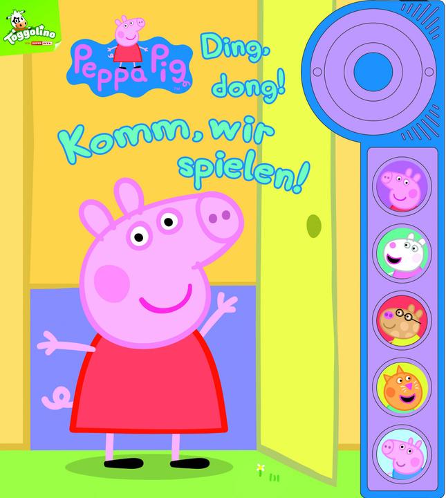 Produktbild Peppa Wutz Kinderbuch Ding Dong! Komm, wir spielen! (Deutsch, Phoenix International Publications Germany GmbH, 2018)