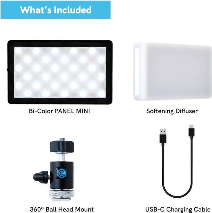 Produktbild Lume Cube Panel Mini mit DSLR-Mount (Videoleuchte)