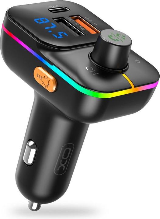 Actual product image xO transmiter FM BCC09 Bluetooth MP3 car charger 25W black