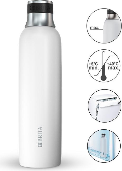 Produktbild Brita sodaTRIO Edelstahlflasche