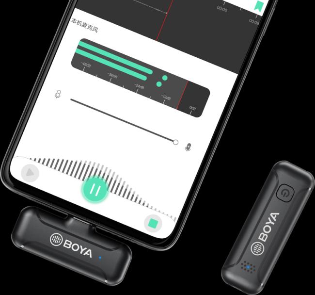 Immagine prodotto Boya Mini microfono wireless 2.4G per Android/Type-C 1+1