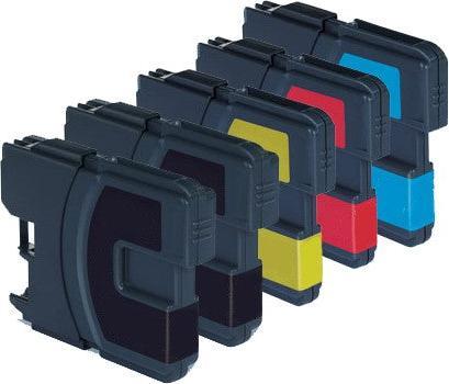 Immagine prodotto Hermex Cartuccia d'inchiostro alternativa a Brother LC-1100 CMYK (M, FC, C, Y)