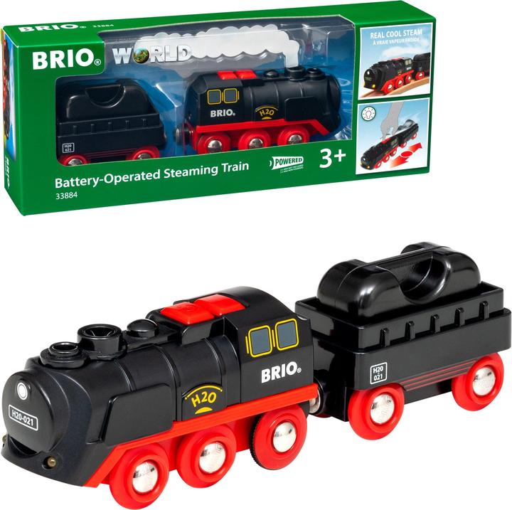 Immagine prodotto Brio Locomotiva a vapore a batteria con serbatoio d'acqua