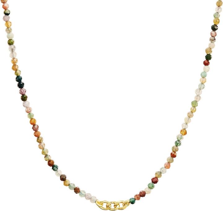 Actual product image Glanzstücke München Ladies Sterling Silver Agate Yellow Gold 40.0 cm Base Chain + 5.0 cm Extension - 26937 (Sterling Silver, 40 - 45 cm)