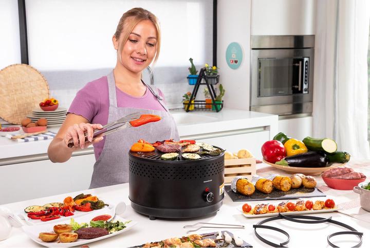Image du produit InnovaGoods Barbecue portable au charbon sans fumée CleanQ