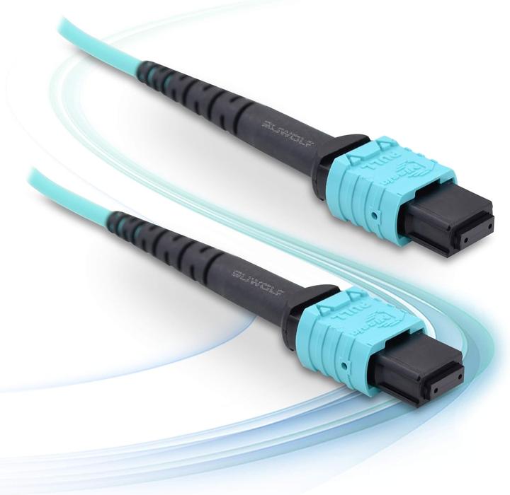 Actual product image Suwolf MPO zu MPO LWL Patchkabel (12 Fasern, Typ-B) (1 m)