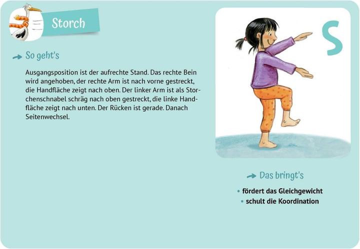Actual product image The Yoga-Abc for Children (German, Gertrud Fassl, Gabriele Pohl, 2023)
