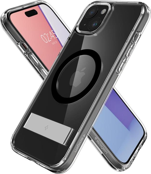 Actual product image Spigen Ultra Hybrid S MagFit for iPhone 15 Plus Black (Apple iPhone 15 Plus)