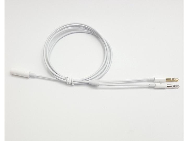 Produktbild PowerGuard Mikrofon Kopfhörer CTIA Headset Splitter Adapter Dual 3.5mm