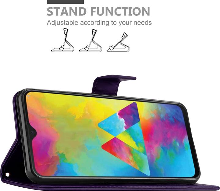 Immagine prodotto Cadorabo Copertina del libro di fiori (Samsung Galaxy M30s, Samsung Galaxy M21)