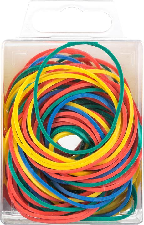 Produktbild Idena Gummiringe 80 Stück farbig sortiert Ø 40mm (80 Stk.)