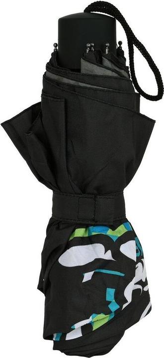 Actual product image El Niño Faltbarer Regenschirm Green bali Schwarz (Ø 98 cm)