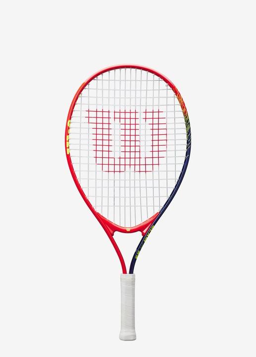 Produktbild Wilson Slam Junior 23 Boys Tennisschläger rot-gelb besaitet 205g L0 NEU (0, 200 g)