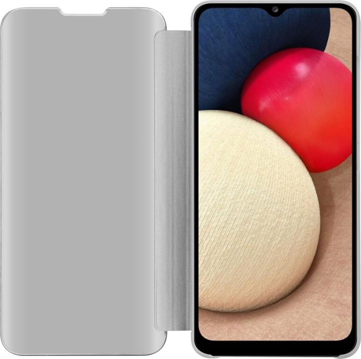 Actual product image Cadorabo Book Smart View Mirror Cover (Samsung Galaxy A02s)