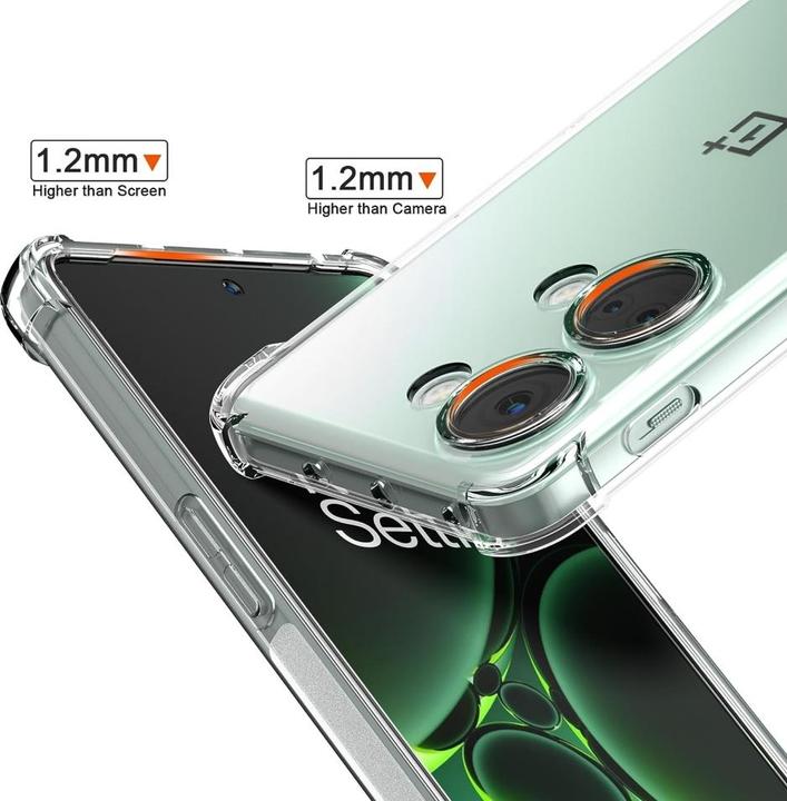Produktbild Screenguard OnePlus Nord 3 Hülle Crystal Soft Airbag Bumper (OnePlus Nord 3)