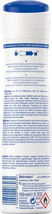 Actual product image NIVEA Fruity Delight Green Apple Spray (Spray, 150 ml)