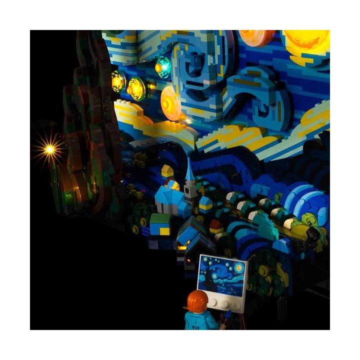 Actual product image Light my bricks LED Light Set for LEGO 21333 Vincent van Gogh - Starry Night