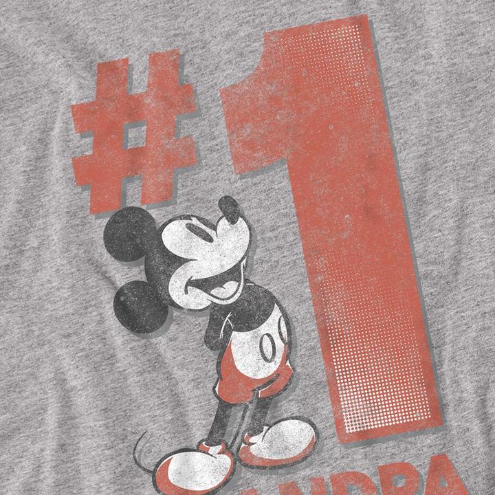 Immagine prodotto Disney Number 1 Grandpa Maglietta Topolino Adulto Unisex (M)