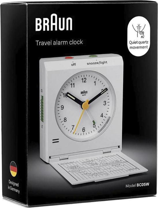 Produktbild Braun Uhren BC05W Quarz-Klappwecker