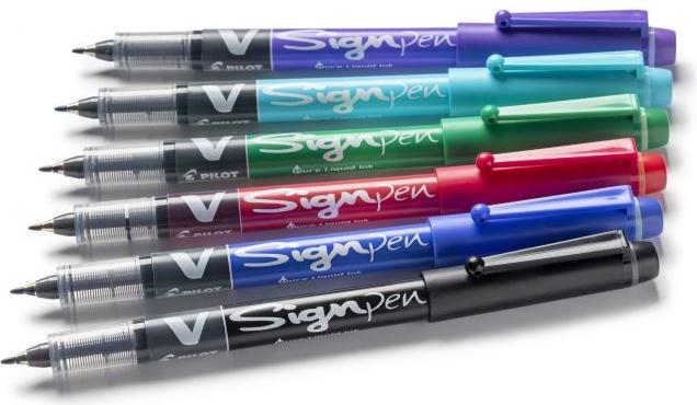 Image du produit Pilot Stylo V-Sign 0.6mm SW-VSP-BL bleu (Bleu, 1 x)