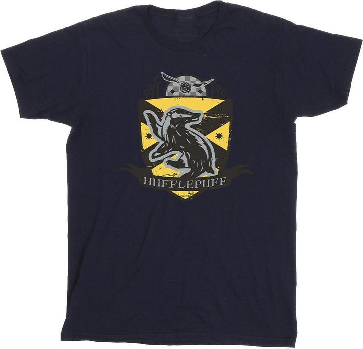 Actual product image Mens Hufflepuff Chest Badge T-Shirt (S)
