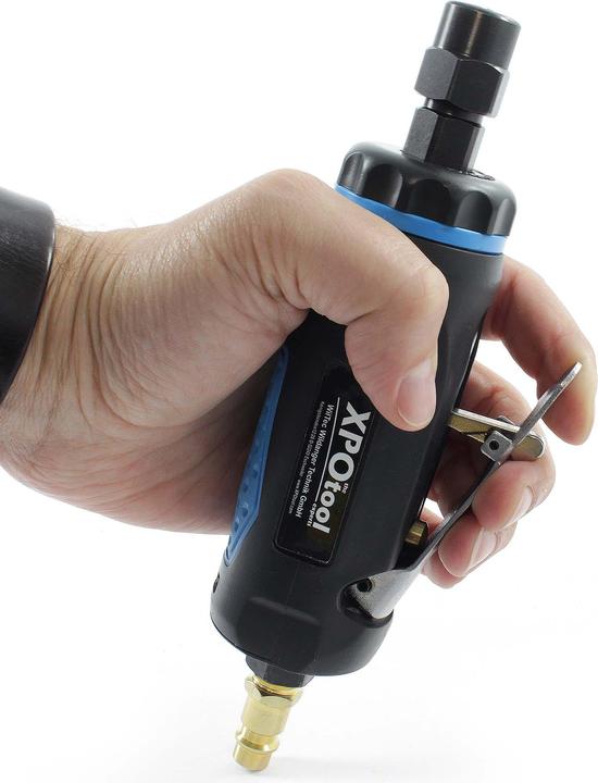 Image du produit Wiltec XPOtool Ponceuse pneumatique 168mm Polissage Air comprimé Boîtier Alu 6,3 bar Meuleuse 22000tr./min