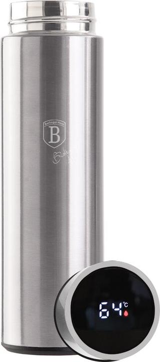 Produktbild BerlingerHaus Drinking bottle with LED display 450 ml - Steel (BH/7956)