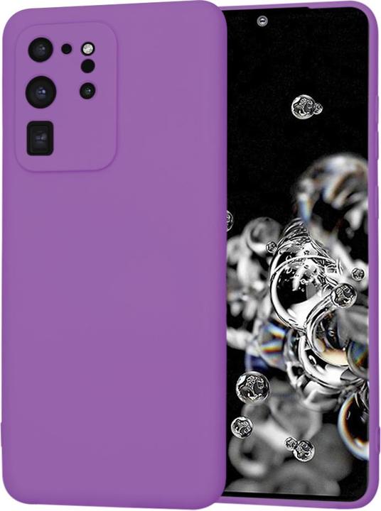 Techsuit - SoftFlex - Samsung Galaxy S20 Ultra 4G / S20 Ultra 5G - Purple (Samsung Galaxy S20 Ultra 5G, Samsung Galaxy S20 Ultra)