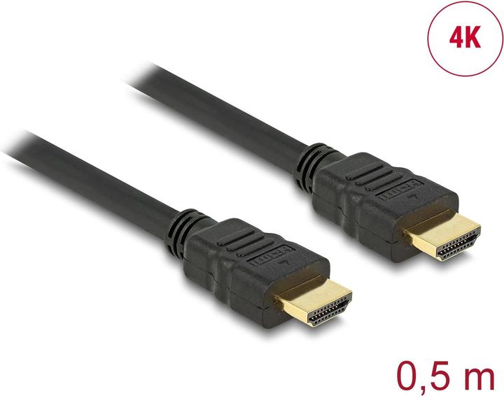 Delock HDMI (Typ A) — HDMI (Typ A) (0.50 m, HDMI)
