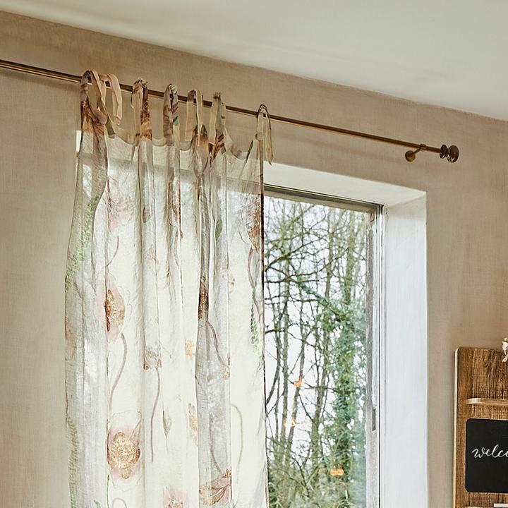 Actual product image Loberon Curtain rod Henderson antique brass