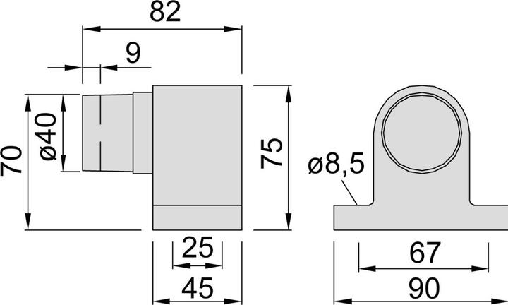 Actual product image Kws Door buffer 2024 (1 Piece, 9 x 8.5 x 7 cm)