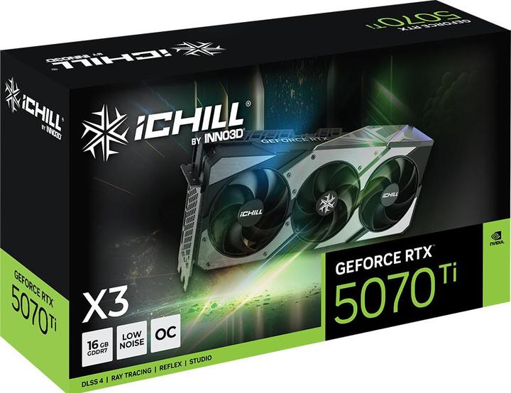 Produktbild Inno3D GeForce RTX 5070 Ti iCHILL X3 (16 GB)