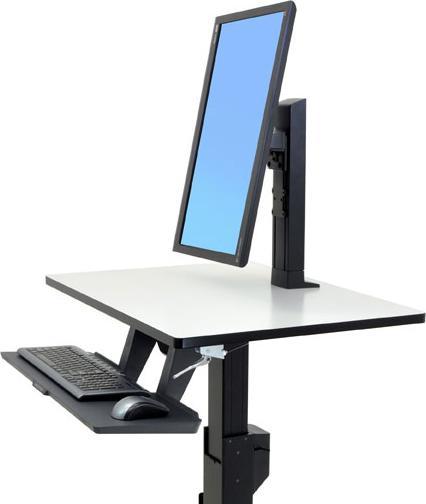 Actual product image Ergotron WorkFitT + PD single LD monitor Kit, 24 inch, 2 VESA + (Table, 27.01")