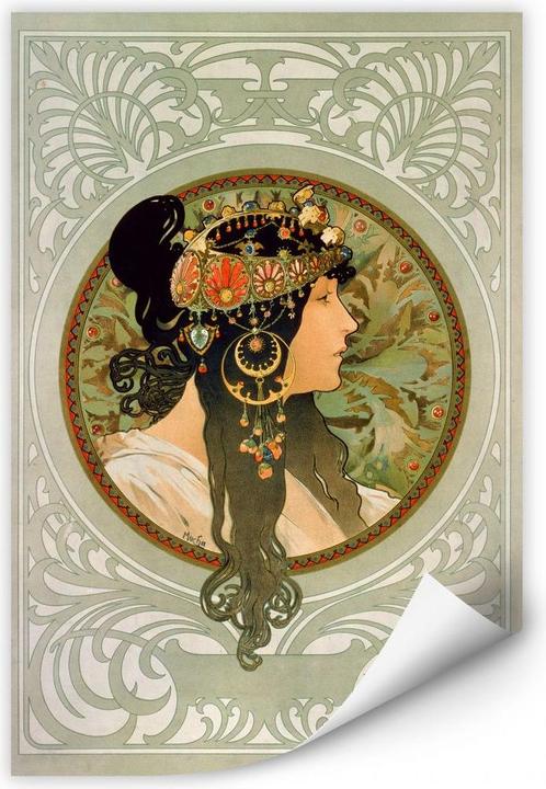Actual product image Trenddeko The brunette (50 x 80 cm, 40 x 60 cm, 30 x 45 cm, 80 x 120 cm, 70 x 100 cm)