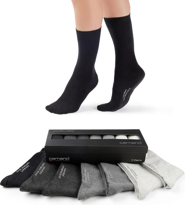 Actual product image Camano Unisex comfort socks in box 7p (pack of 7, 47, 49)