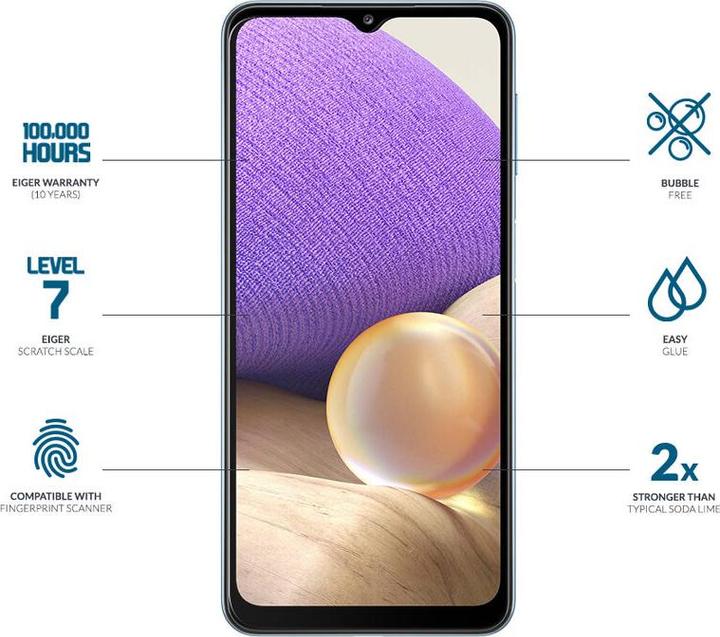 Image du produit Eiger Mountain Glass Clear (1 pièce(s), Samsung Galaxy A12)