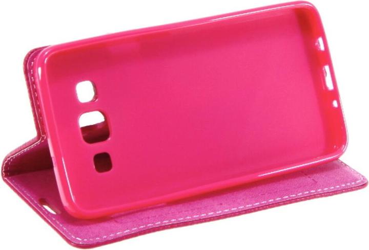 Produktbild OEM Book Case Fashion for Galaxy A3 - Pink (Samsung Galaxy A3)