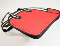 Image du produit Kögler Sacs 2D Waggy, sac à main, rouge, blanc, avec ferm