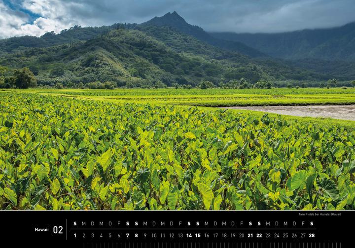 Image du produit Hawaii Premiumkalender 2026 (50 x 35 cm, Allemand)