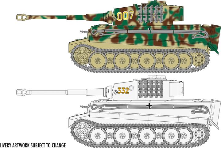 Produktbild Airfix Bausatz Panzer Tiger 1 1:72