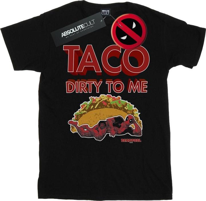 Actual product image Mens Deadpool Taco Dirty To Me T-Shirt (L)