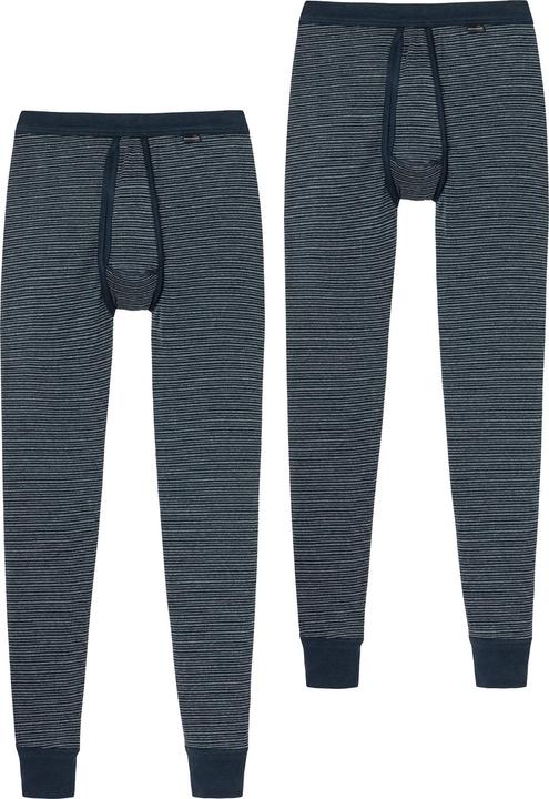 Image du produit Schiesser Caleçon long à fines côtes Melange (XXL, lot de 2)