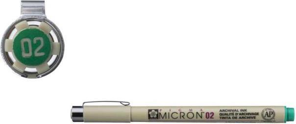 Produktbild Talens SAKURA Fineliner Pigma Micron 02 grün 0,3mm (Grün, 1 x)