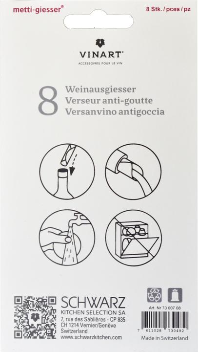 Produktbild Vinart 8-teiliger Tropfausgiesser (Weinausgiesser)