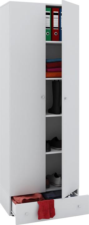 Image du produit VCM Holz Mehrzweckschrank Serie Vandol mit Drehtüren (70 x 40 cm)
