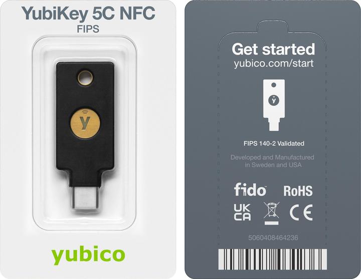 Actual product image Yubico YubiKey 5C NFC FIPS