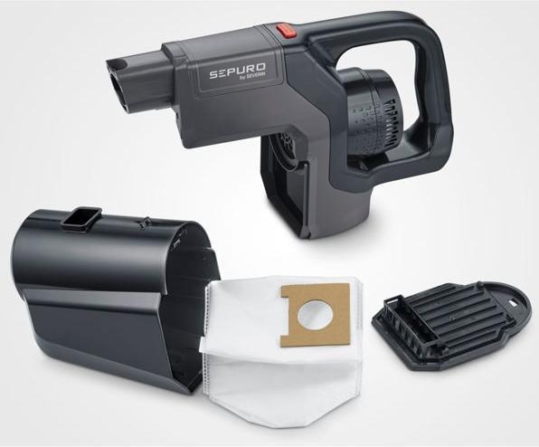 Actual product image Severin HV 7185 Battery-powered hand hoover 18 V incl. battery, with dust bag