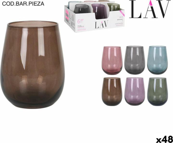 Image du produit LAV Verre à boire Col.past (48 pièces) (360 cc) (0.36 l, 48 x)