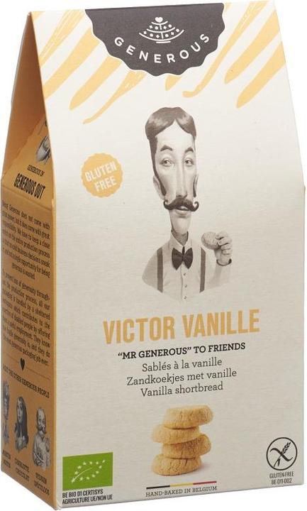 Actual product image Generous Victor Vanilla Sablés gluten-free 100 g (1 pcs., 100 g)
