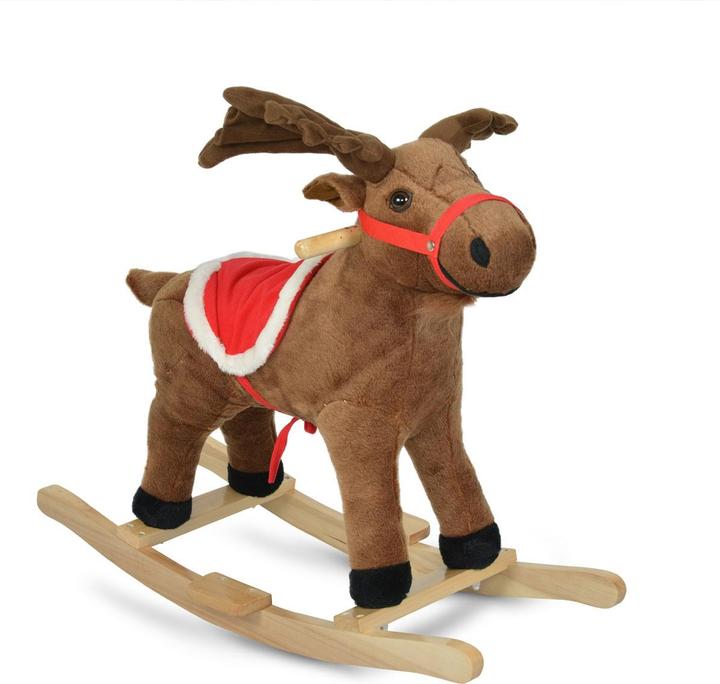 Actual product image Moni Plush rocking animal Rudolf